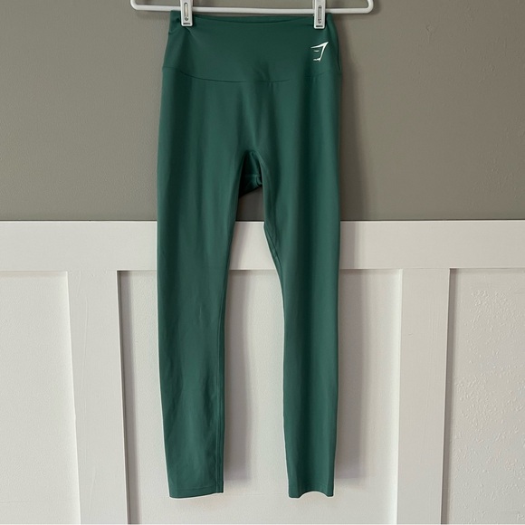 Gymshark Pants - Gymshark Training Leggings in Jade Green